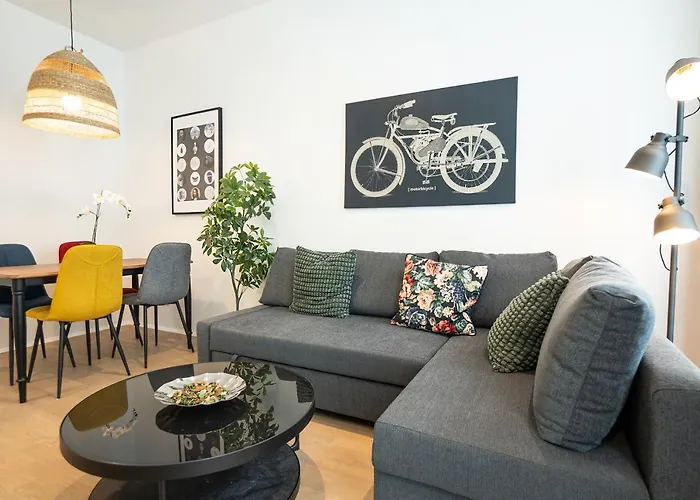 Apartment Posh With A King-size Bed And Modern Design Wien
